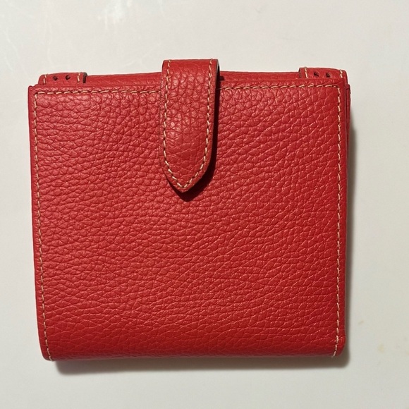 Dooney & Bourke Red Leather Wallet - Picture 13 of 14